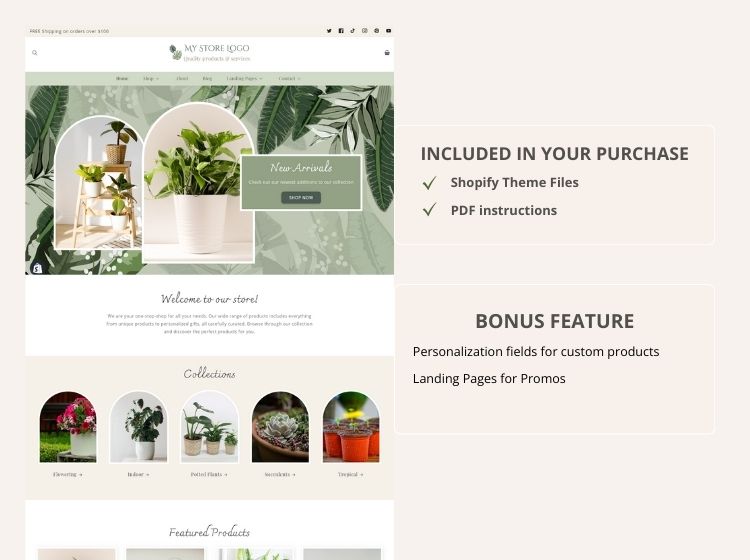 Garden Store Shopify Template