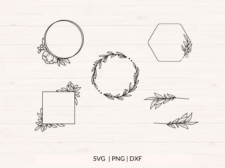 Wedding Frame SVG Bundle