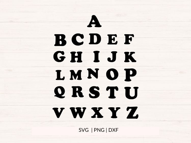 Bee Alphabet SVG Bundle
