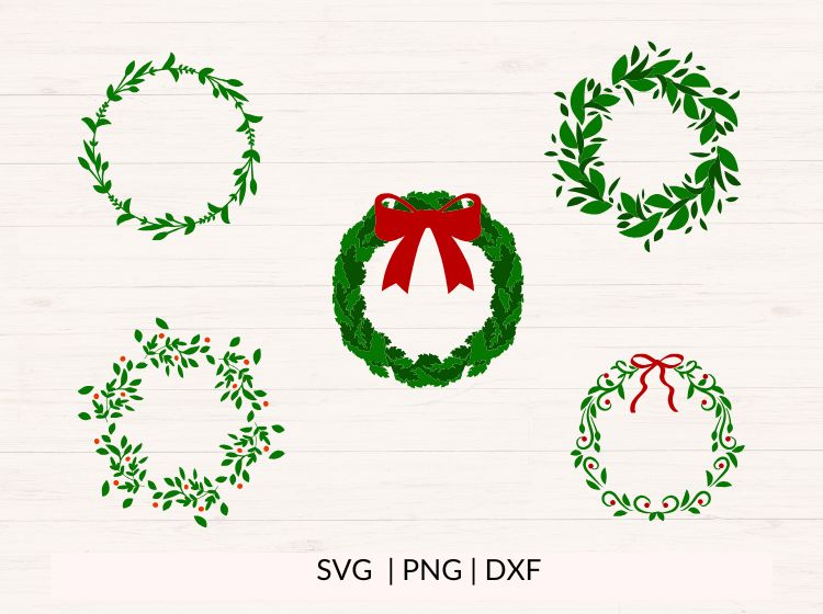 Christmas Wreath SVG Bundle