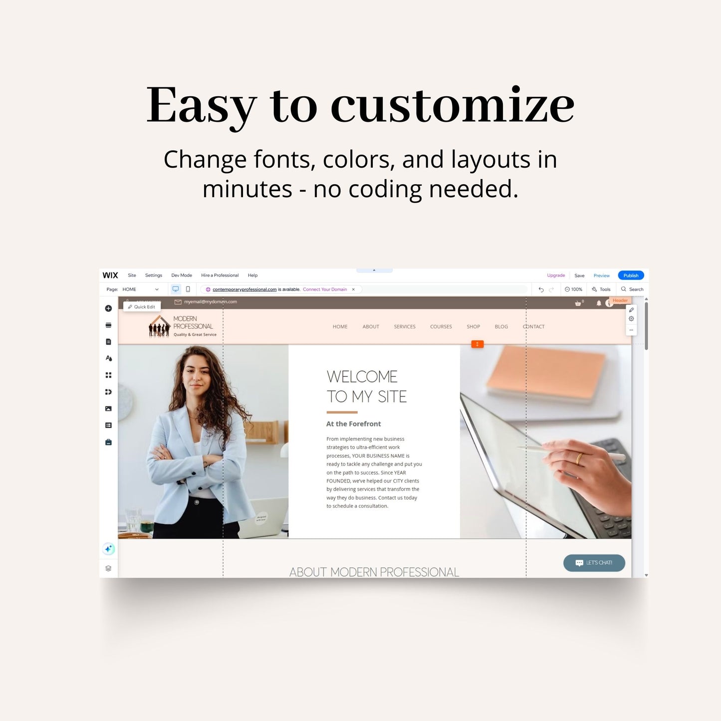 Professional Wix Website Theme