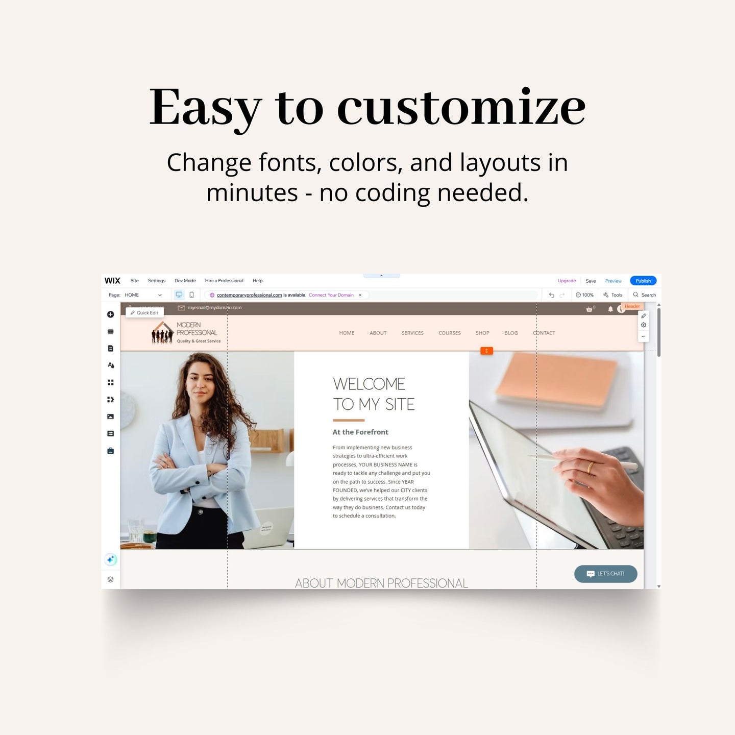 Professional Wix Website Theme