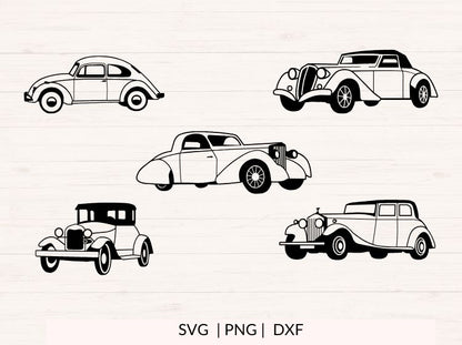 Vintage Car Bundle - 10 designs