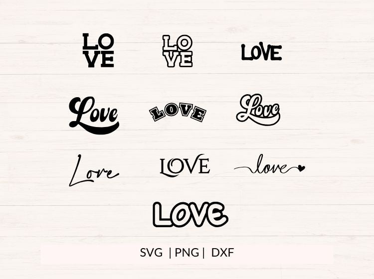 Love SVG Bundle