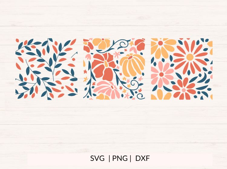 Boho Flower Seamless Pattern