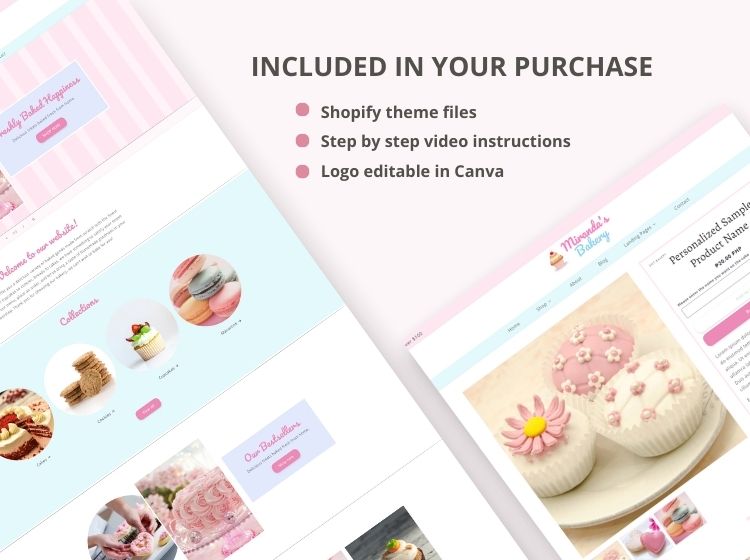 Miranda's Bakery Shopify Template