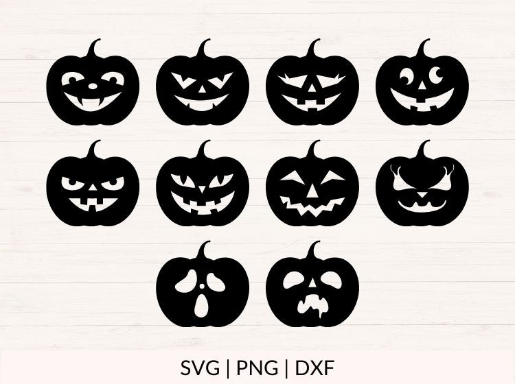 Jack O Lantern Pumpkin Face svg