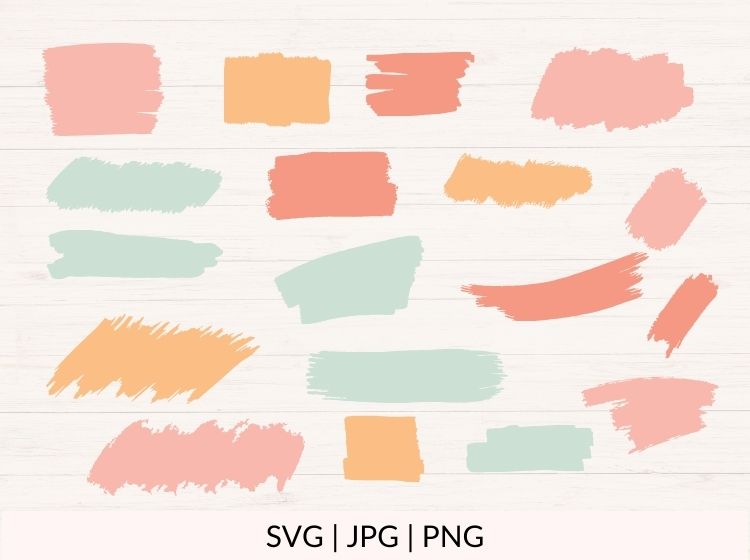 Brush Stroke svg Bundle