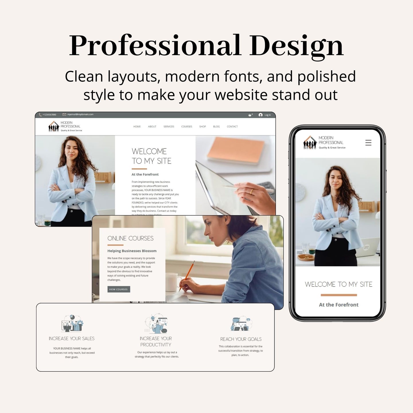 Professional Wix Website Theme