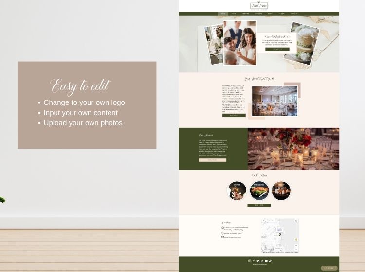 Event Venue Wix Website Theme