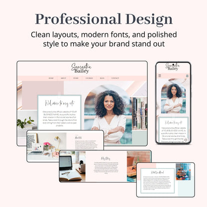 Author Wix Website Theme