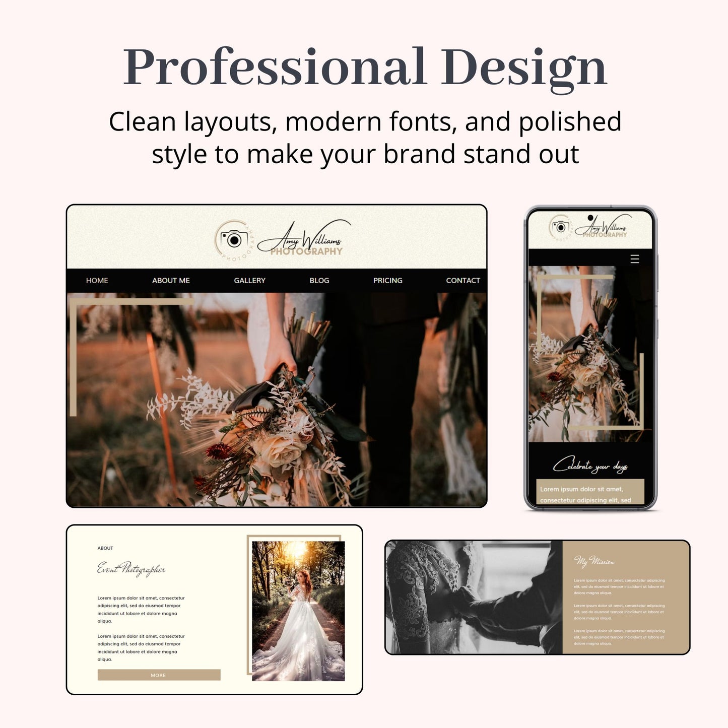 Wix Website Template for Photographers