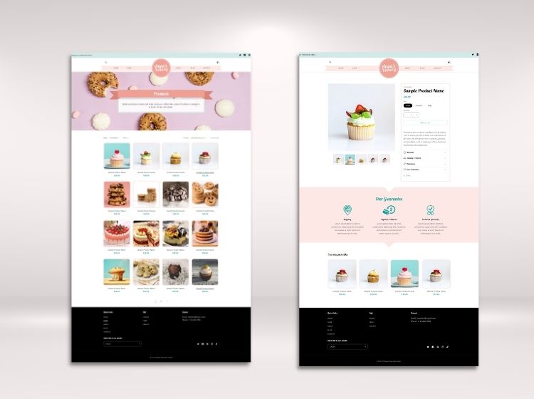 Anna's Bakery Shopify Template