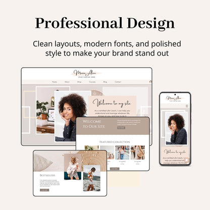 Coach Wix Website Theme