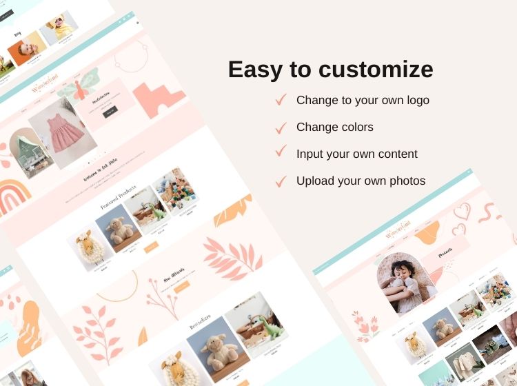 Wonderland Kid's Store Shopify Template