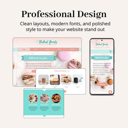 Bakery Wix Website Theme