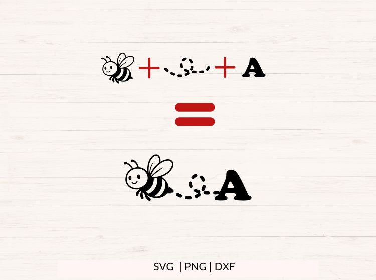 Bee Alphabet SVG Bundle