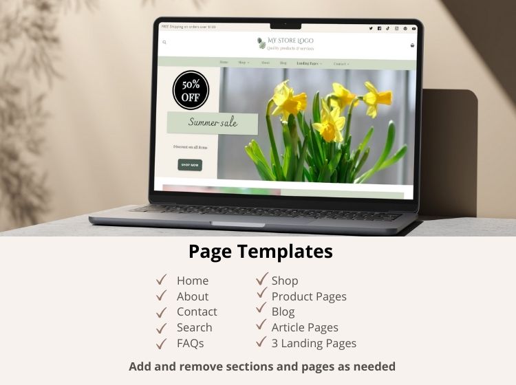 Garden Store Shopify Template