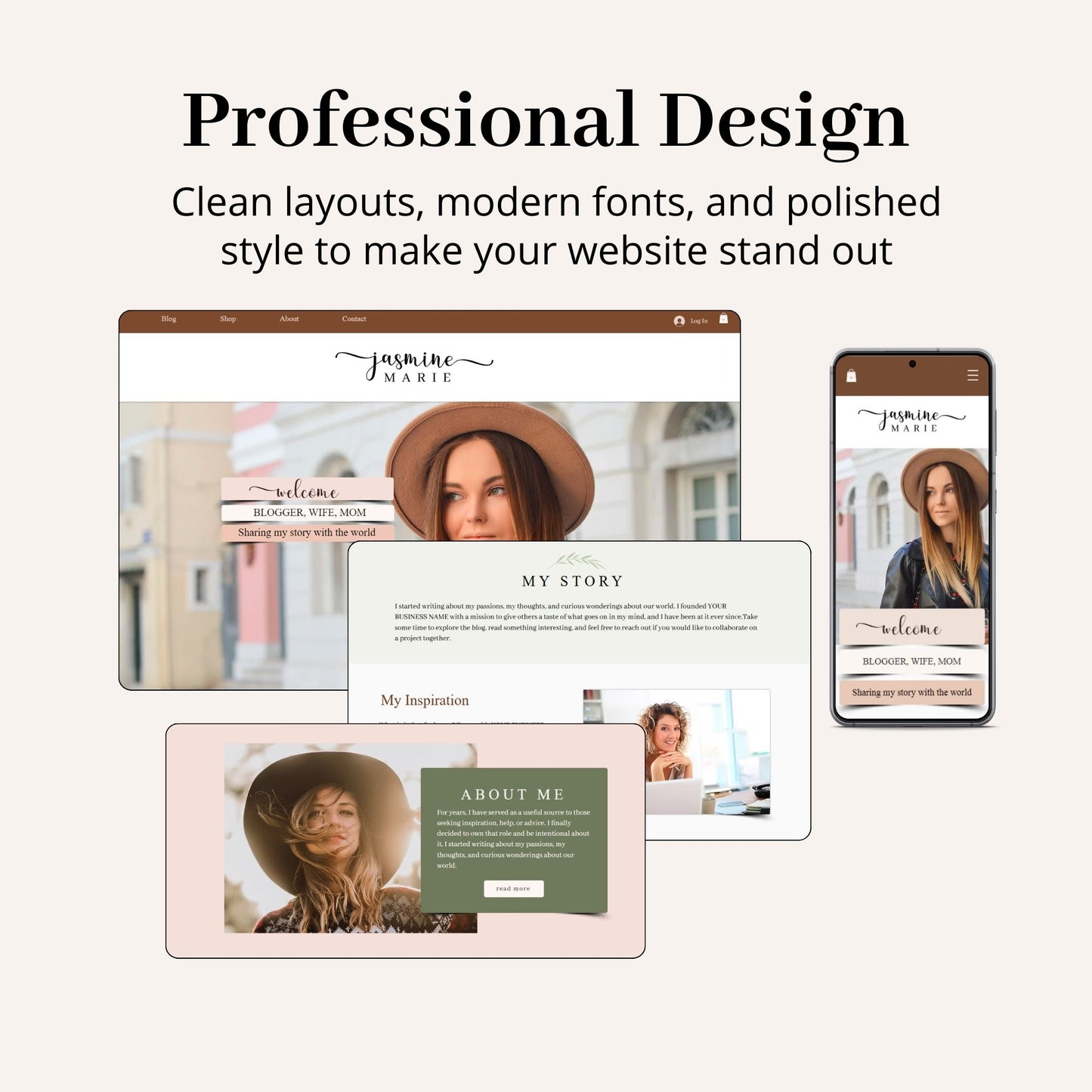 Blogger Wix Website Theme