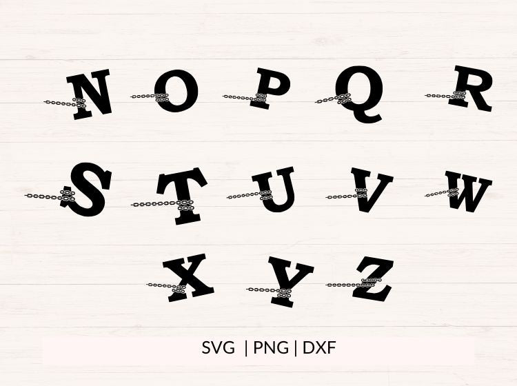 Car Letters SVG Bundle