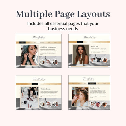 Luxury Beauty - Wix Website Theme