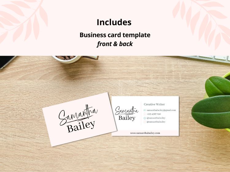 Samantha Theme - Brand Bundle Canva Templates