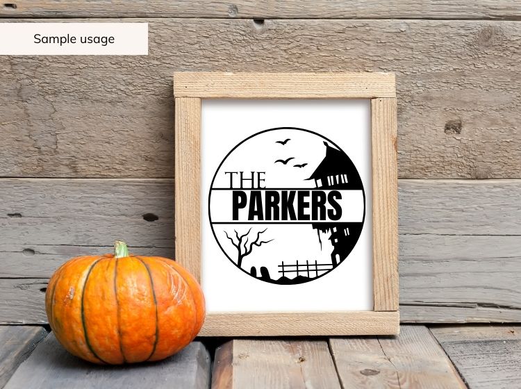 Halloween Family name svg bundle