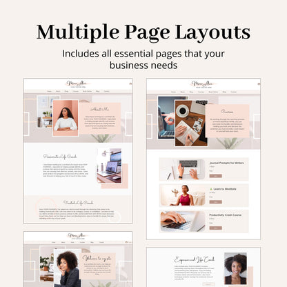 Coach Wix Website Theme