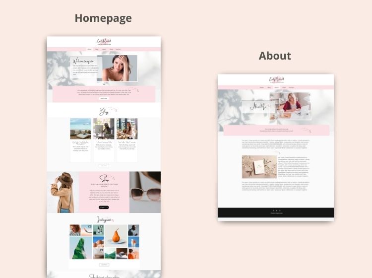 Blog Wix Website Theme