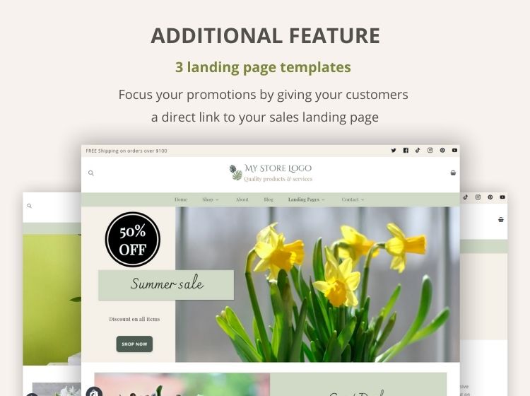 Garden Store Shopify Template