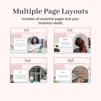 Author Wix Website Theme