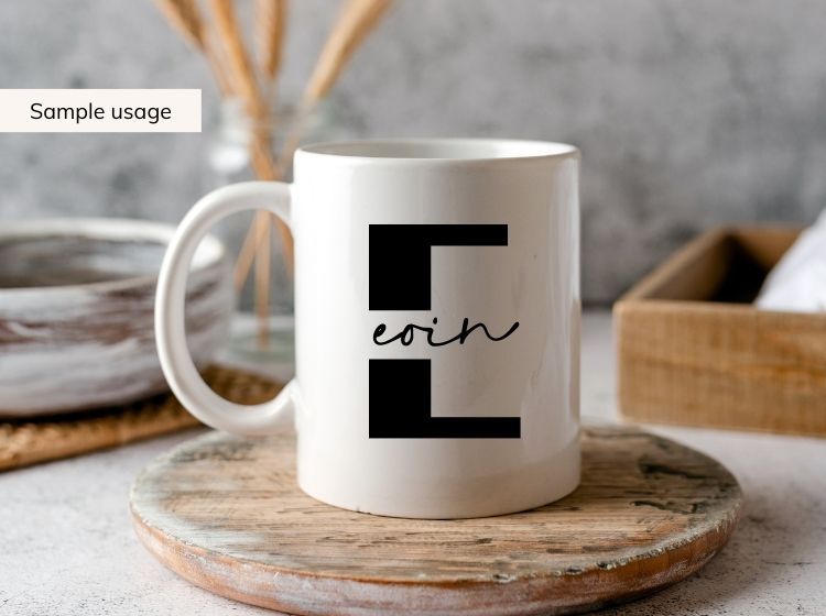 Simple Monogram - A-Z 26 Letters for Unisex Designs