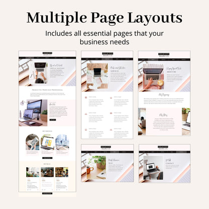 Virtual Assistant Wix Website Theme
