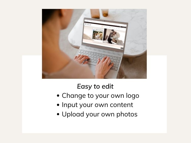 Photographer Wix Website Theme