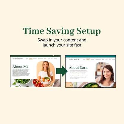 Nutritionist Wix Website Template