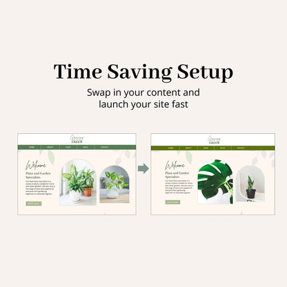 Garden Store Wix Website Theme