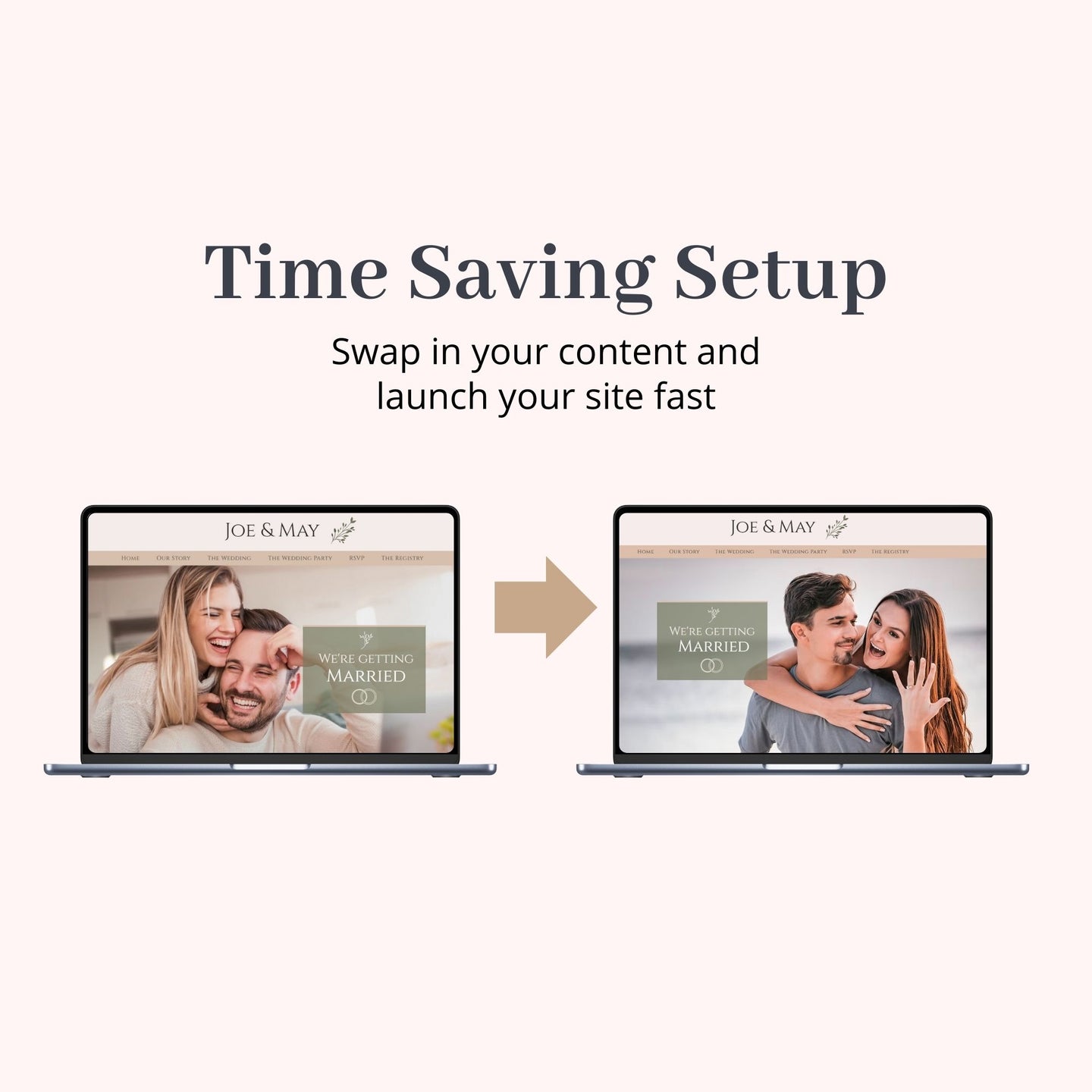 Wedding RSVP Wix Website Theme