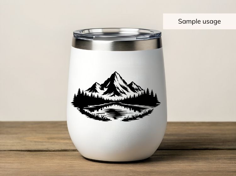 Mountain SVG Bundle – 10 Hand-Drawn Designs for Crafts