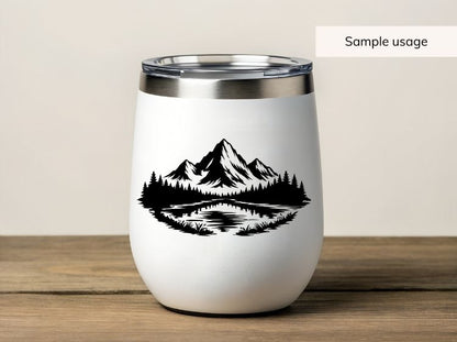 Mountain SVG Bundle – 10 Hand-Drawn Designs for Crafts