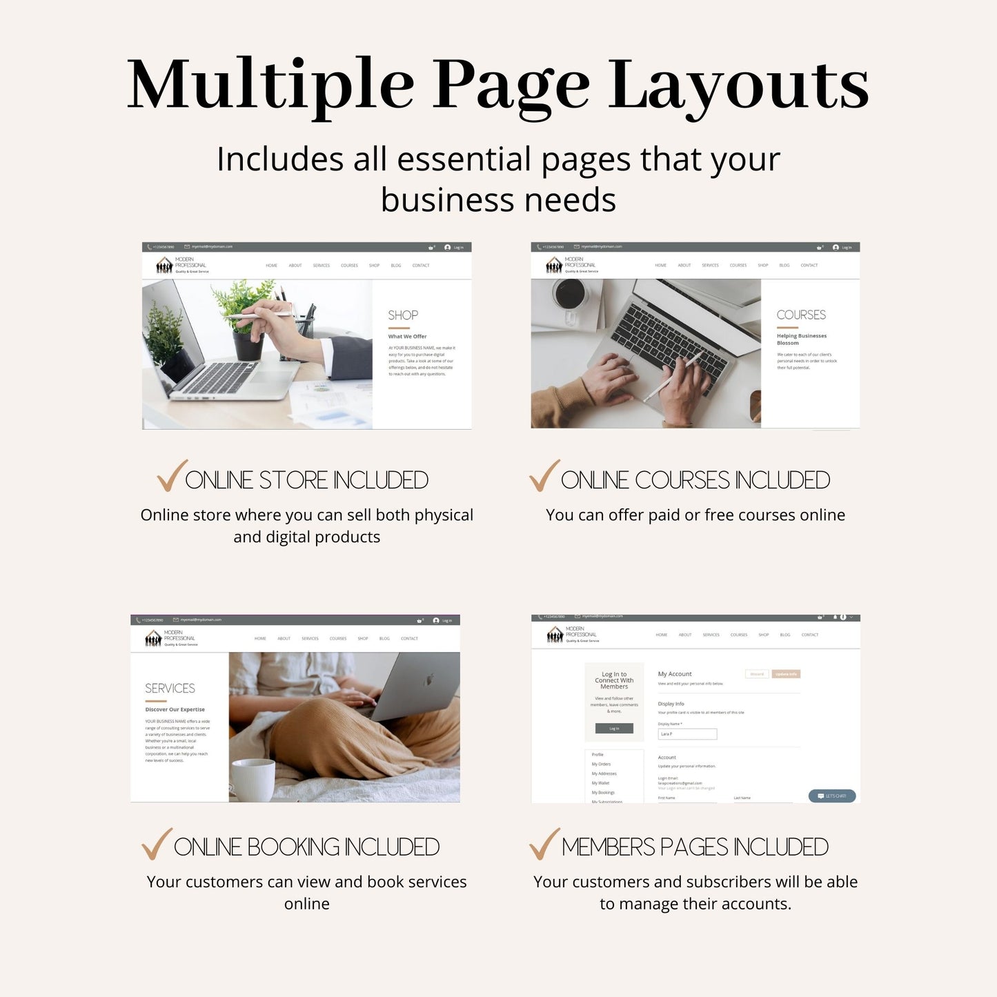 Professional Wix Website Theme