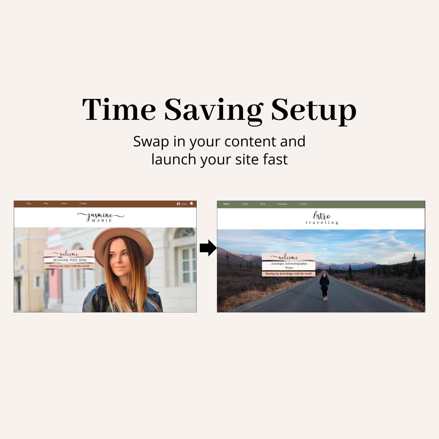 Blogger Wix Website Theme