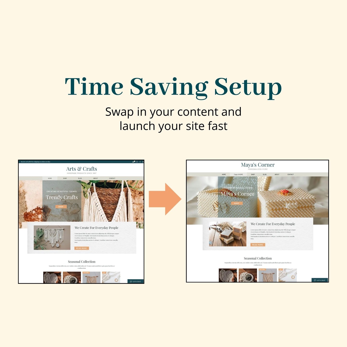 Craft Store Wix Website Theme