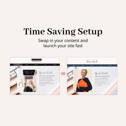 Virtual Assistant Wix Website Theme