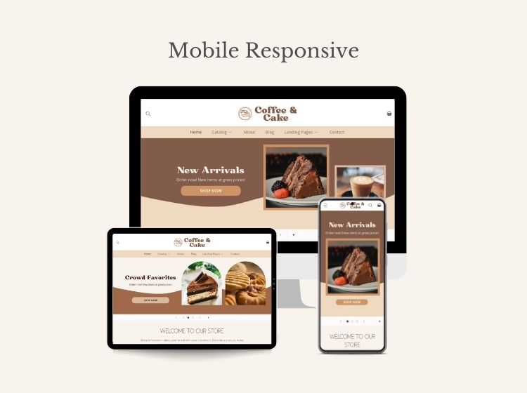 Coffee & Cake Shopify Template for Bakery