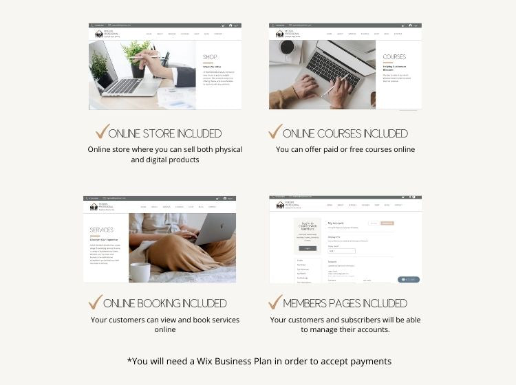 Professional Wix Website Theme