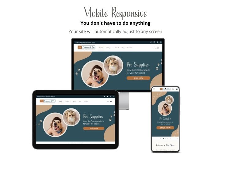 Pet Store Shopify Template  - Frankie & Co Theme