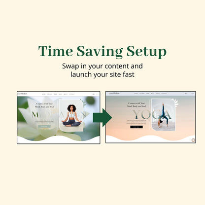 Meditation Instructor Wix Website Theme