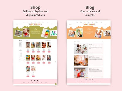 Kids Store Wix Website Theme