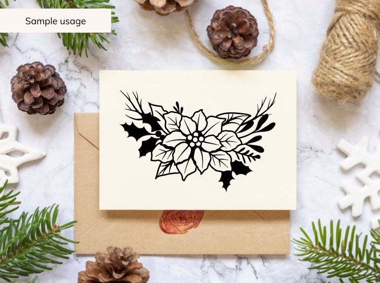 Poinsettia svg Bundle (Christmas Flowers)