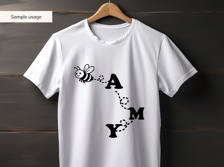 Bee Alphabet SVG Bundle